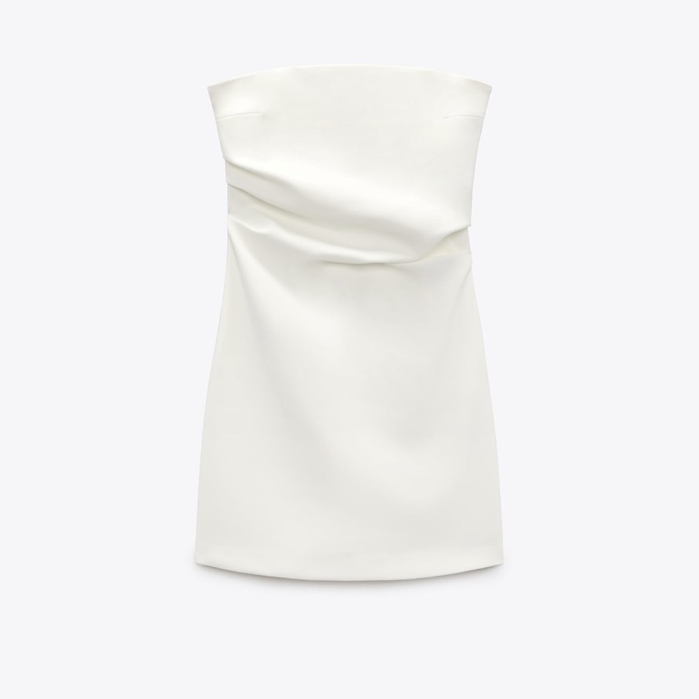 ZARA Short Strapless Dress